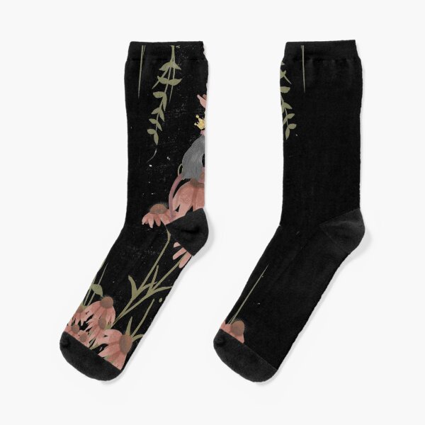 Year of the rat. Chinese zodiac illustration. Socks