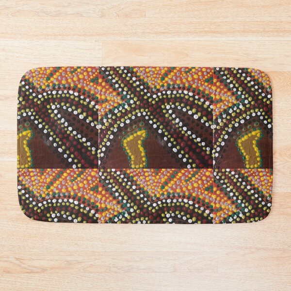 Item preview, Aboriginal dot art - wondering foot designed and sold by Melchime.