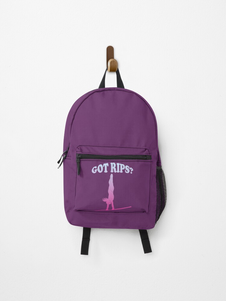 Thumbnail 1 of 3, Backpack, Got Rips? A Gymnast's Life designed and sold by RosieRiggs.