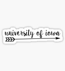 University of Iowa Arrow Sticker