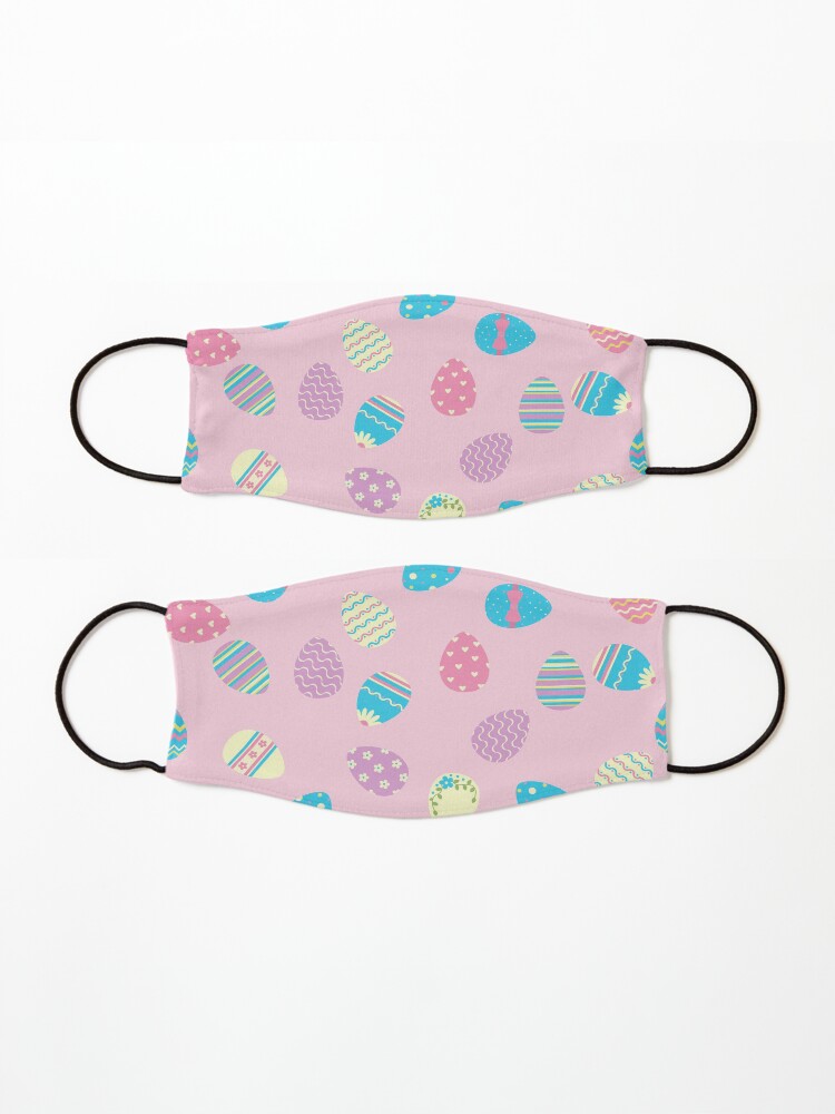 Alternate view of Pastel Easter Eggs Mask