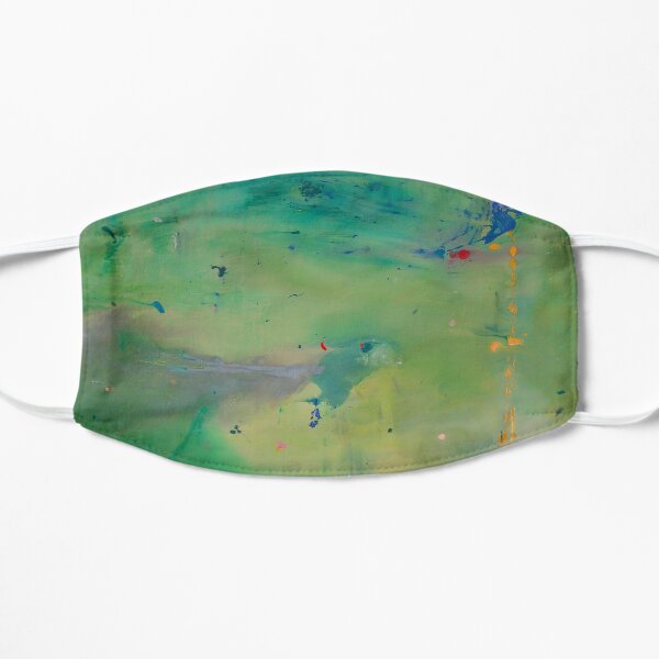 Helen Frankenthaler - A Green Thought in a Green Shade - Modern Abstract Art Mask