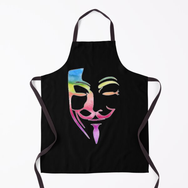 Item preview, Guy fawkes mask- in rainbow designed and sold by To-the-T.
