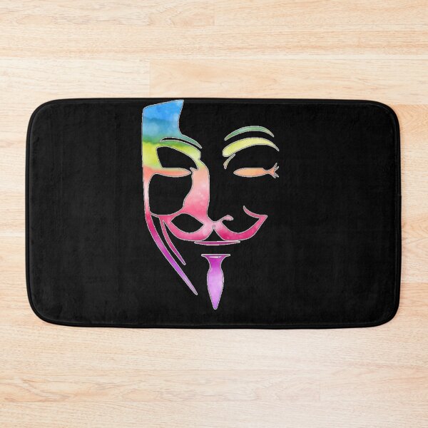 Item preview, Guy fawkes mask- in rainbow designed and sold by To-the-T.