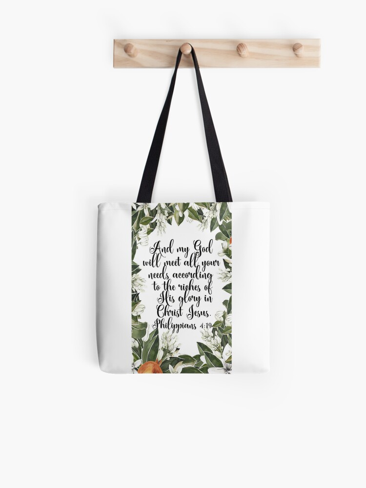 My God Will Supply Every Need Of Yours {Tote Bag} My God Will Supply Every Need Of Yours {Tote Bag}