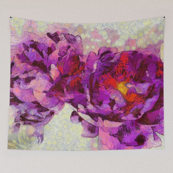 Item preview,   Painted pink flowers in Van Gogh style  designed and sold by AnnaMelekhina.