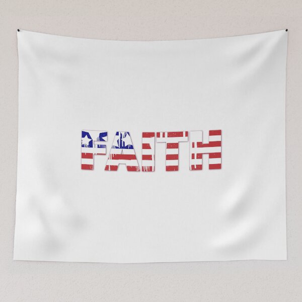 Item preview, Faith American Flag designed and sold by Diogo88.