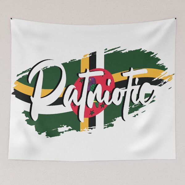 Item preview, Dominica Patriotic designed and sold by IdentiTee Studios.