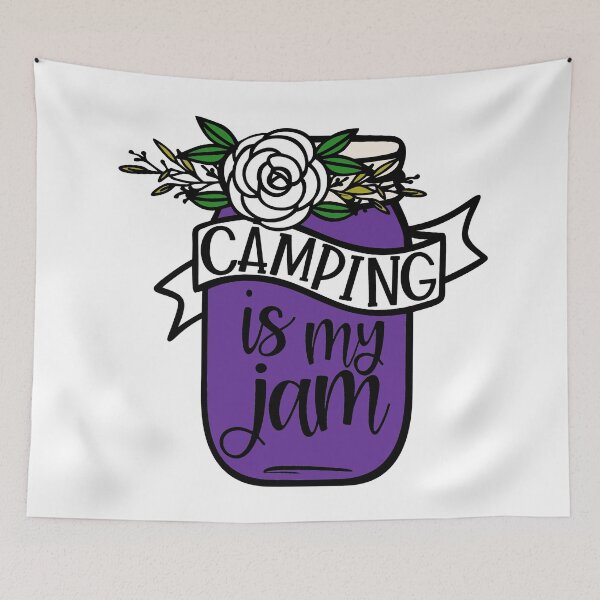Item preview, Camping is My Jam designed and sold by Oak Mountain.