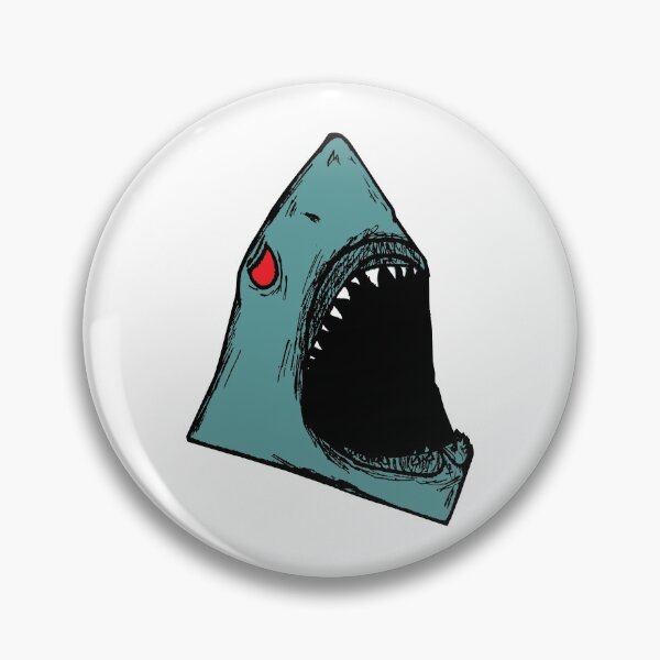 Item preview, Blue Shark Head with Red Eye designed and sold by robalonso.