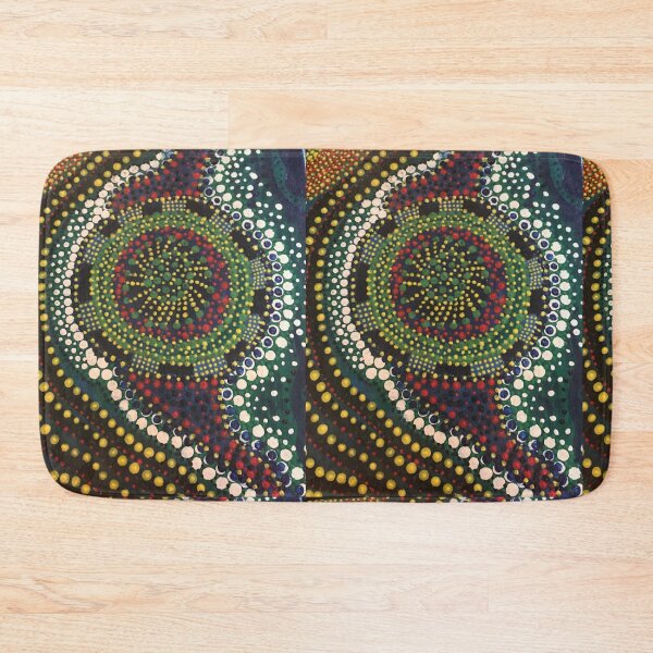 Item preview, Aboriginal Dot art - eyes in lake designed and sold by Melchime.