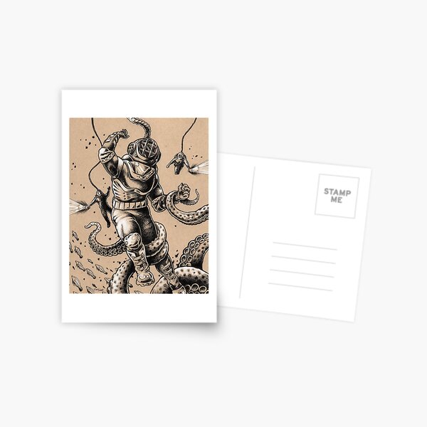 Danger Dive Postcard