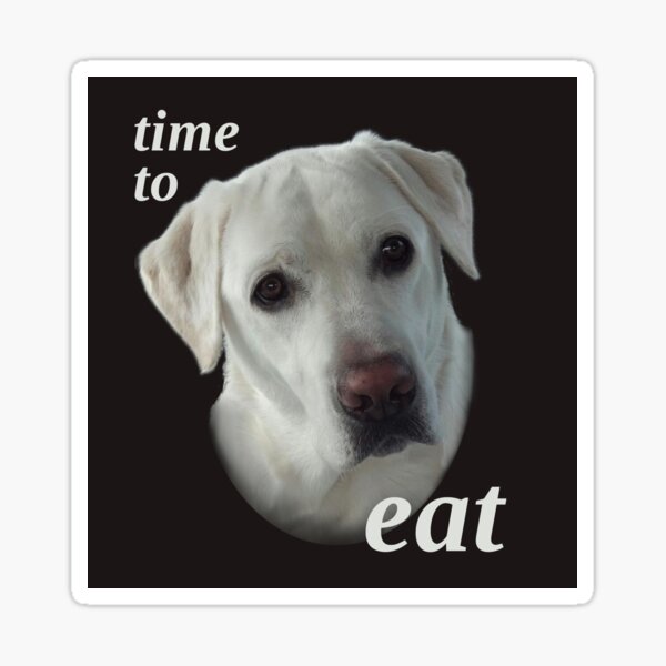 Time to Eat Sticker