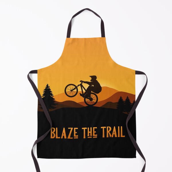 Item preview, Mountain biking - Blaze the Trail designed and sold by Uppercase Tees.