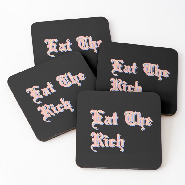 Item preview, Eat The Rich in warm colours designed and sold by tinyteacups.