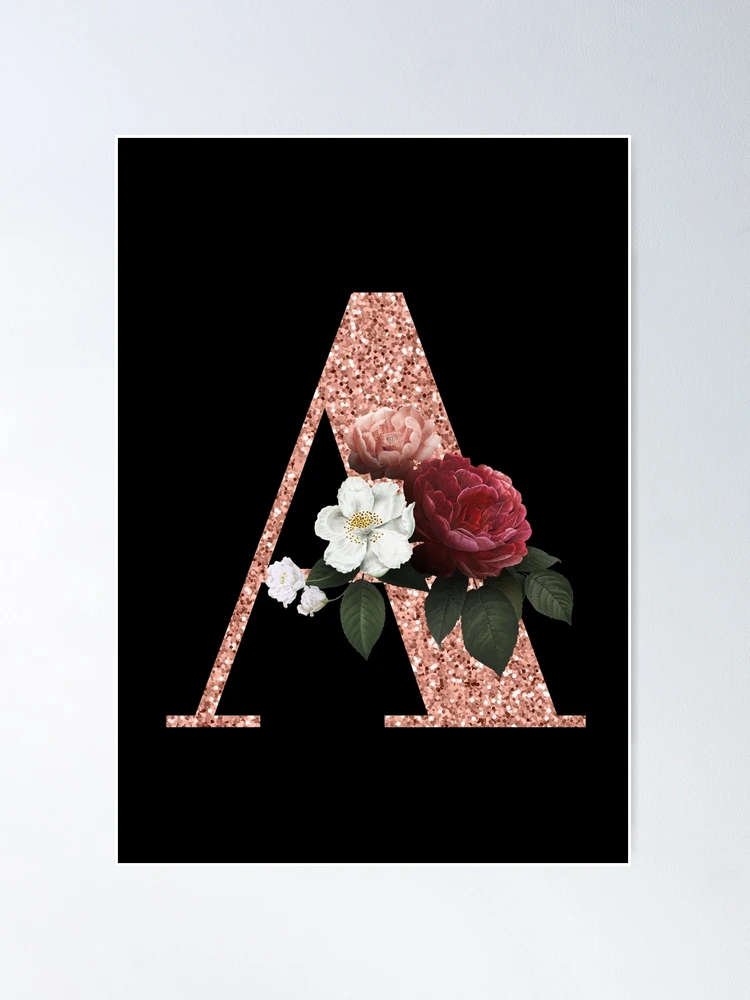 Amore - rose gold script - Rose Gold Quote - Posters and Art