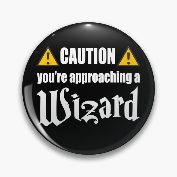 Item preview, Caution you're approaching a Wizard (Black) designed and sold by AlexVR.