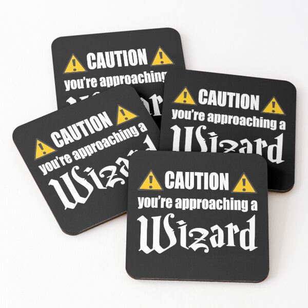 Item preview, Caution you're approaching a Wizard (Black) designed and sold by AlexVR.