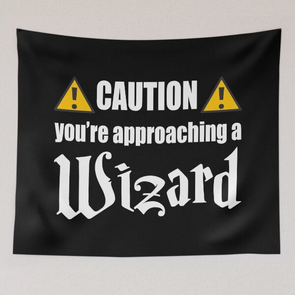 Item preview, Caution you're approaching a Wizard (Black) designed and sold by AlexVR.
