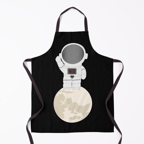 Aperçu de l'œuvre Cute astronaut greeting from the moon créée et vendue par Robloz.