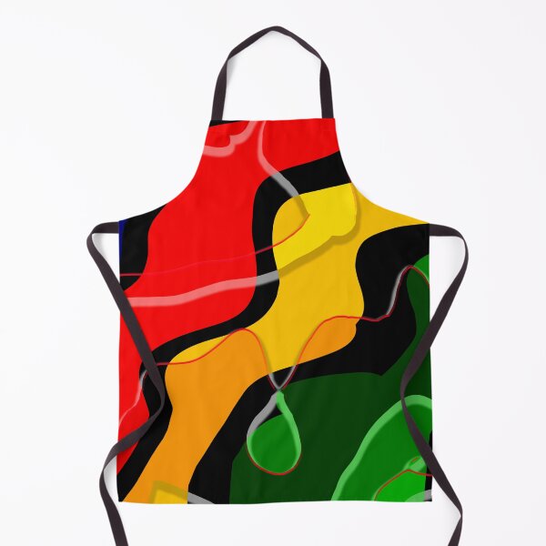 Item preview, Colorful Waves Geometric  Line Pattern / Liquid Psychedelic Art  designed and sold by GuitarZan's.