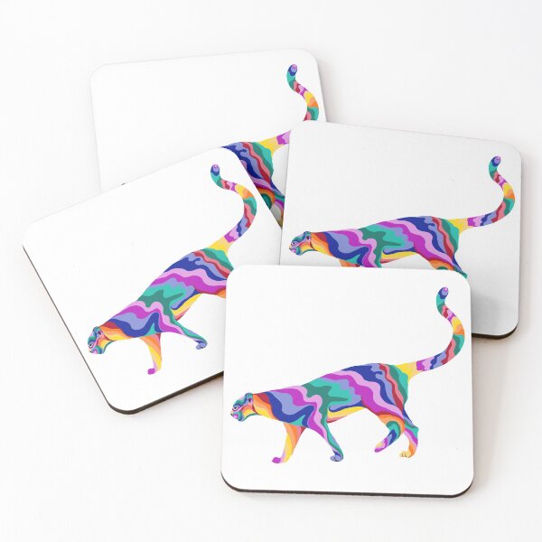 Item preview, Psychedelic Jaguarundi designed and sold by Mayakiwi.