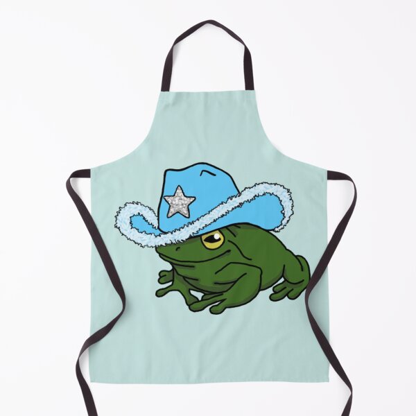 Item preview, Frog with a cowboy hat blue designed and sold by Quinn47.