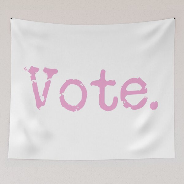 Item preview, Vote. in Pink designed and sold by TeaRoseWriter.