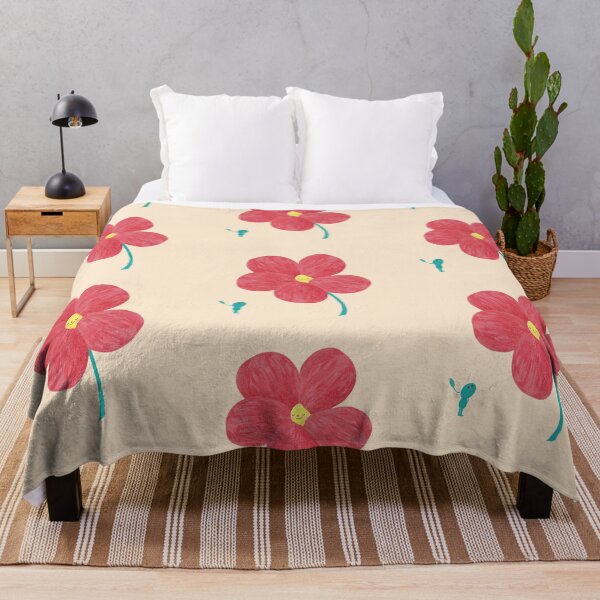 The Secret of Blooming x Mori Throw Blanket