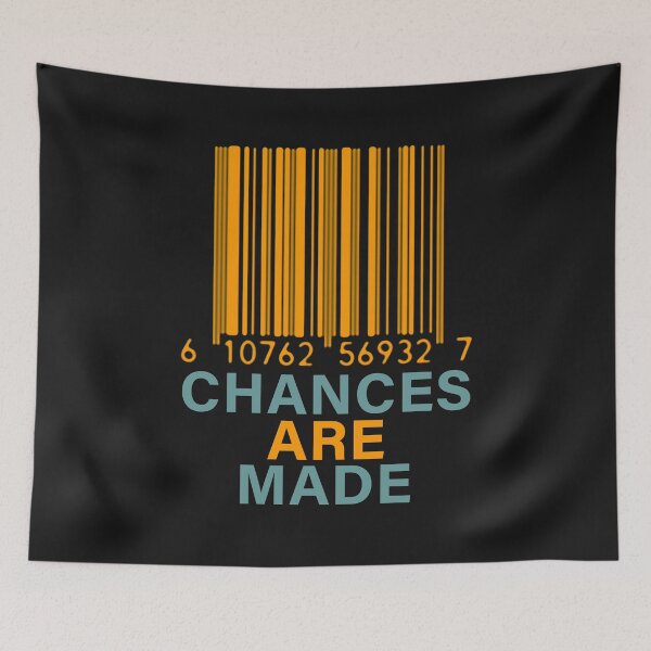 Item preview, Chances Are Made - Retro Color Barcode Gift Ideas designed and sold by leo121687.