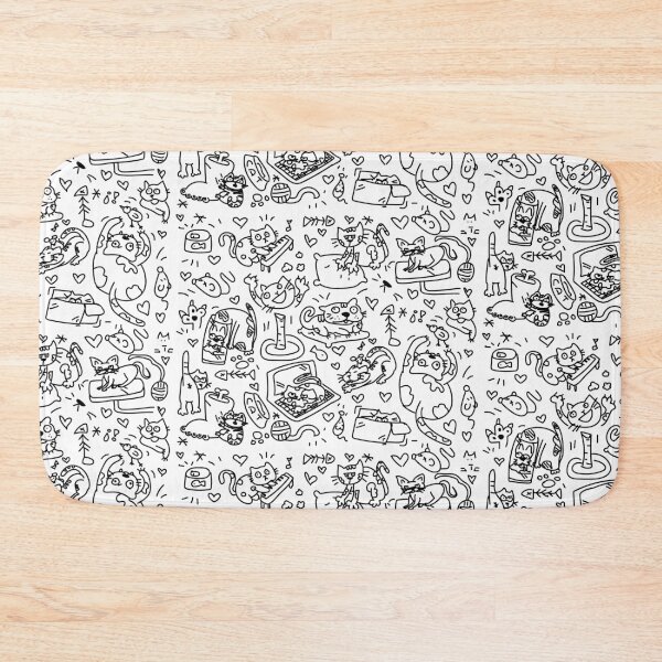 Item preview, Doodle Kittens designed and sold by candyflipmx.