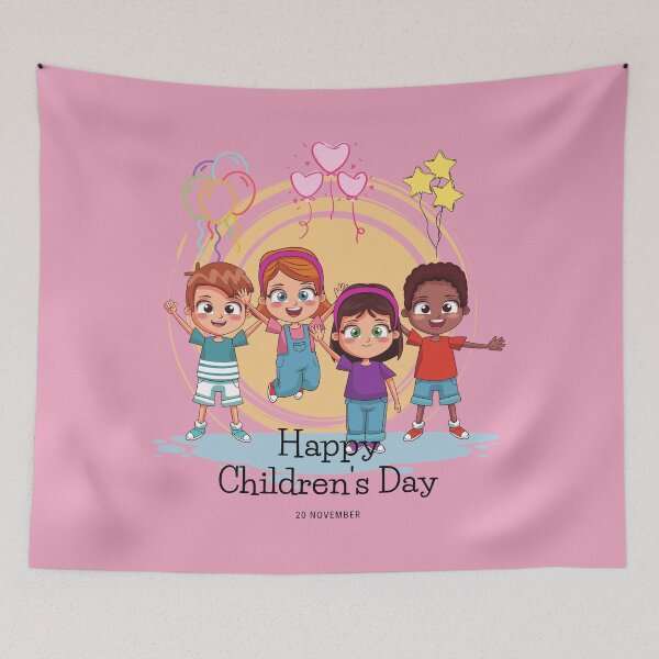 Item preview,  Happy children's day world children's day designed and sold by clipartees.