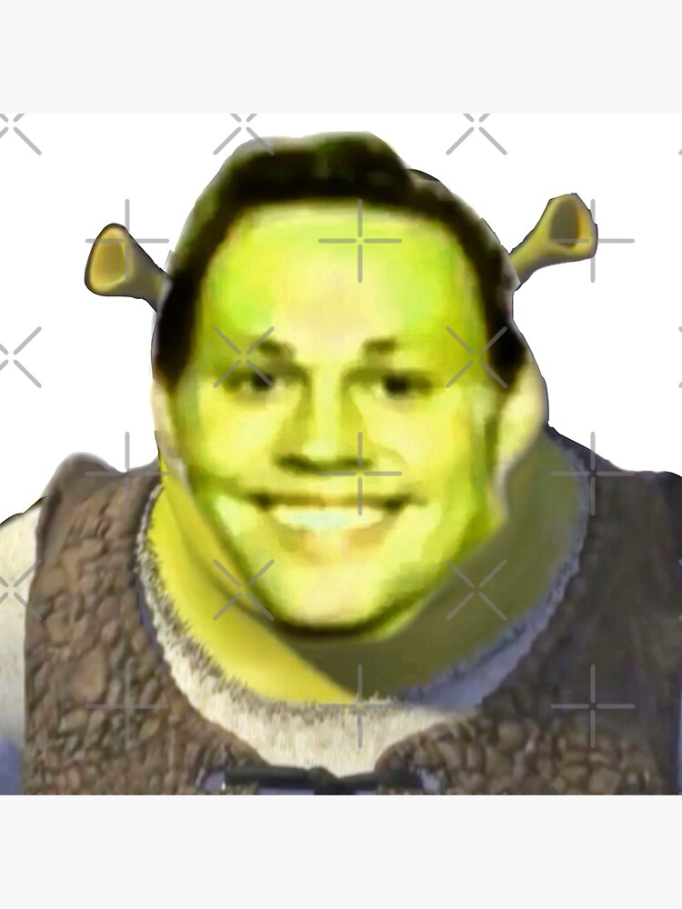 Shrek face meme Art Board Print for Sale by calamity02