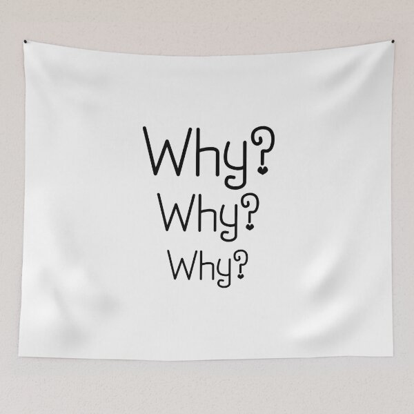 Item preview, Why? Question design designed and sold by Lupappdesigns.