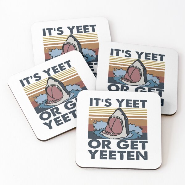 Item preview, Tiburón retro es yeet u get yeeten designed and sold by firstsale2903.