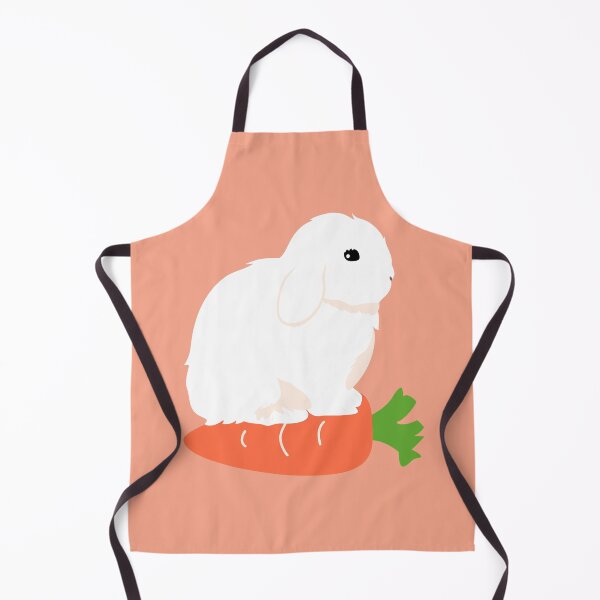 Item preview, White Holland Lop Bunny Rabbit designed and sold by Lulupainting.