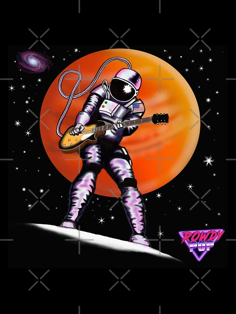 Thumbnail 3 of 3, Scarf, Space Rocker designed and sold by RowdyPop.