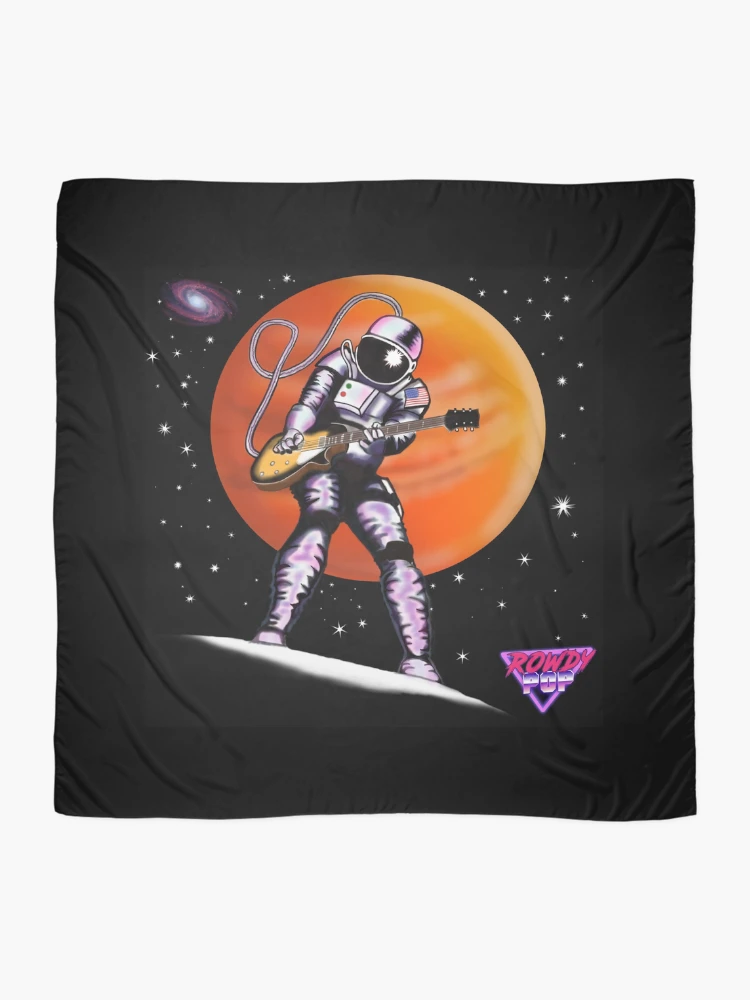 Thumbnail 2 of 3, Scarf, Space Rocker designed and sold by RowdyPop.