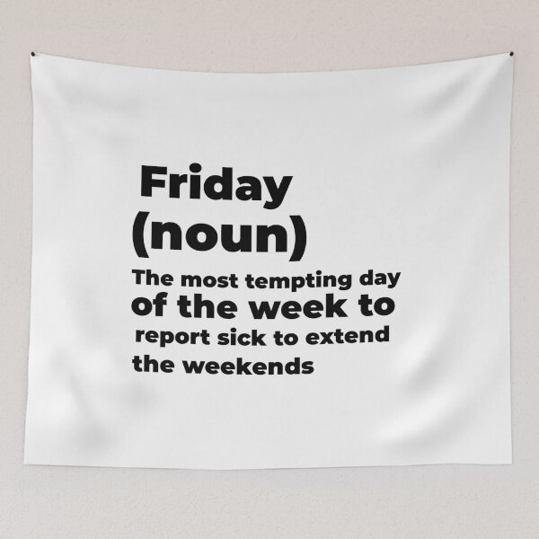 Item preview, Friday Definition Funny Meaning Gift Cool designed and sold by YourEssentials.