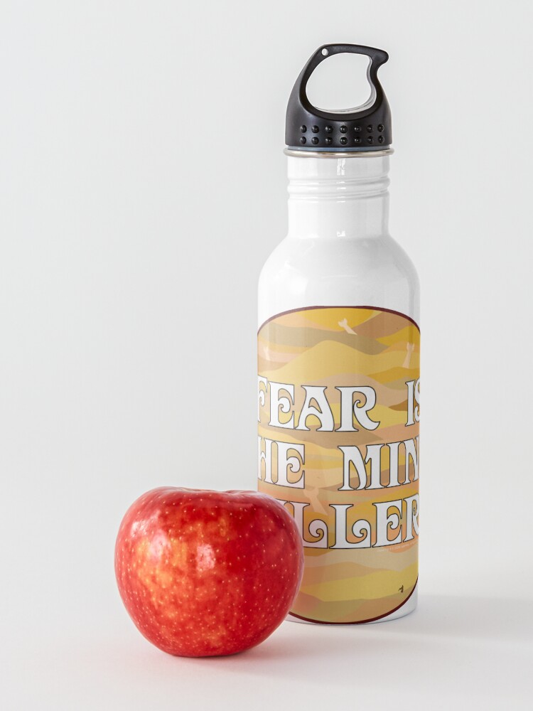 Alternate view of Fear is the Mind Killer Dune 2020 Movie Water Bottle
