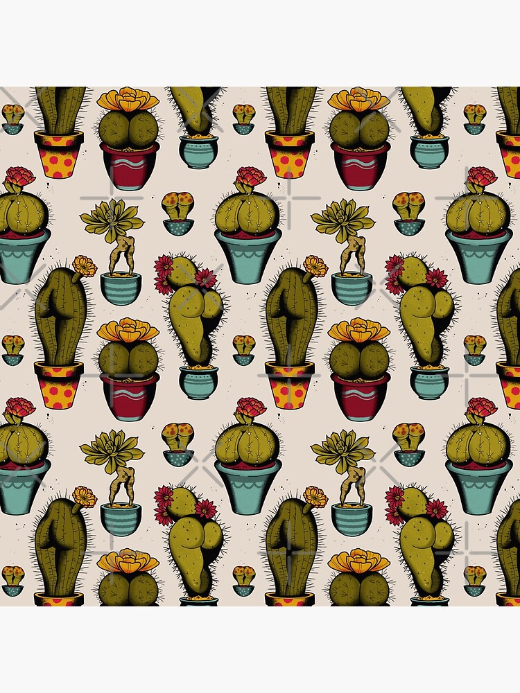 CactAss tattoo flash by ceciliagranata