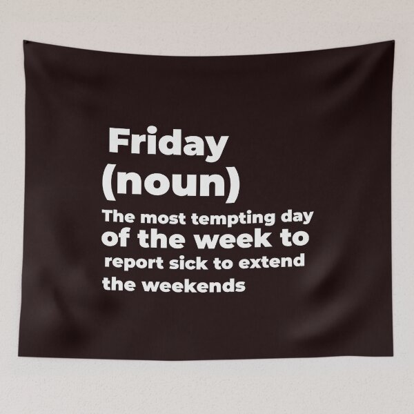 Item preview, Friday Definition Funny Meaning Gift Cool designed and sold by YourEssentials.