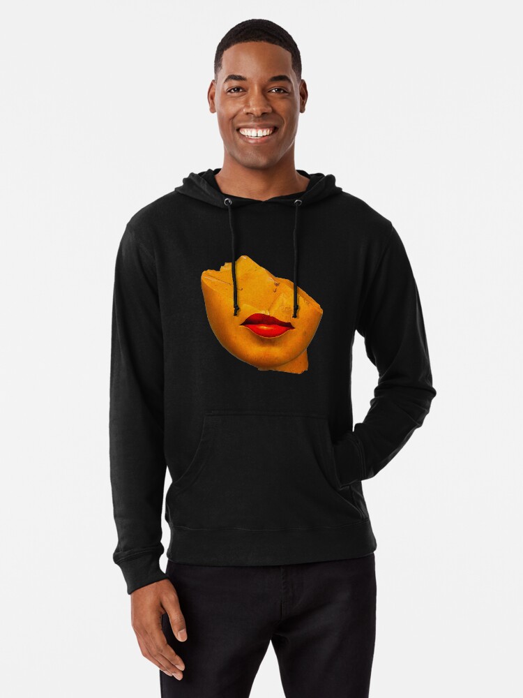 Alternate view of a queen lips Lightweight Hoodie