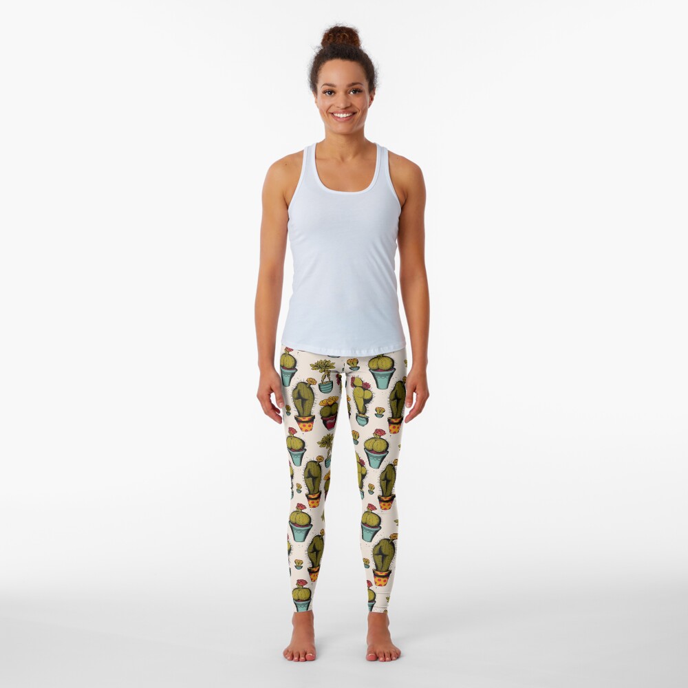 CactAss tattoo flash Leggings