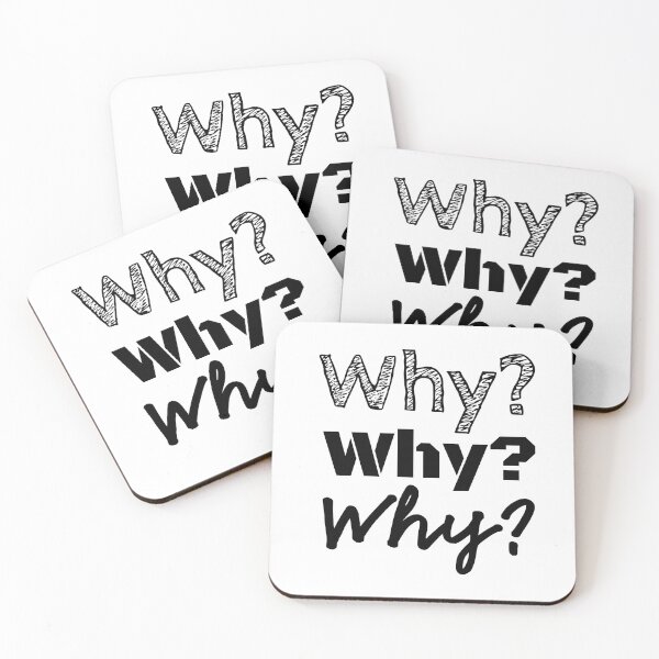 Item preview, Why? Question design  designed and sold by Lupappdesigns.