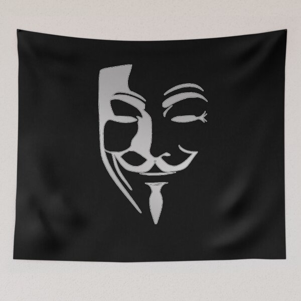 Item preview, Guy fawkes mask- in silver designed and sold by To-the-T.