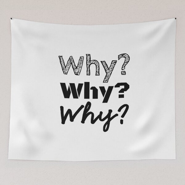 Item preview, Why? Question design  designed and sold by Lupappdesigns.