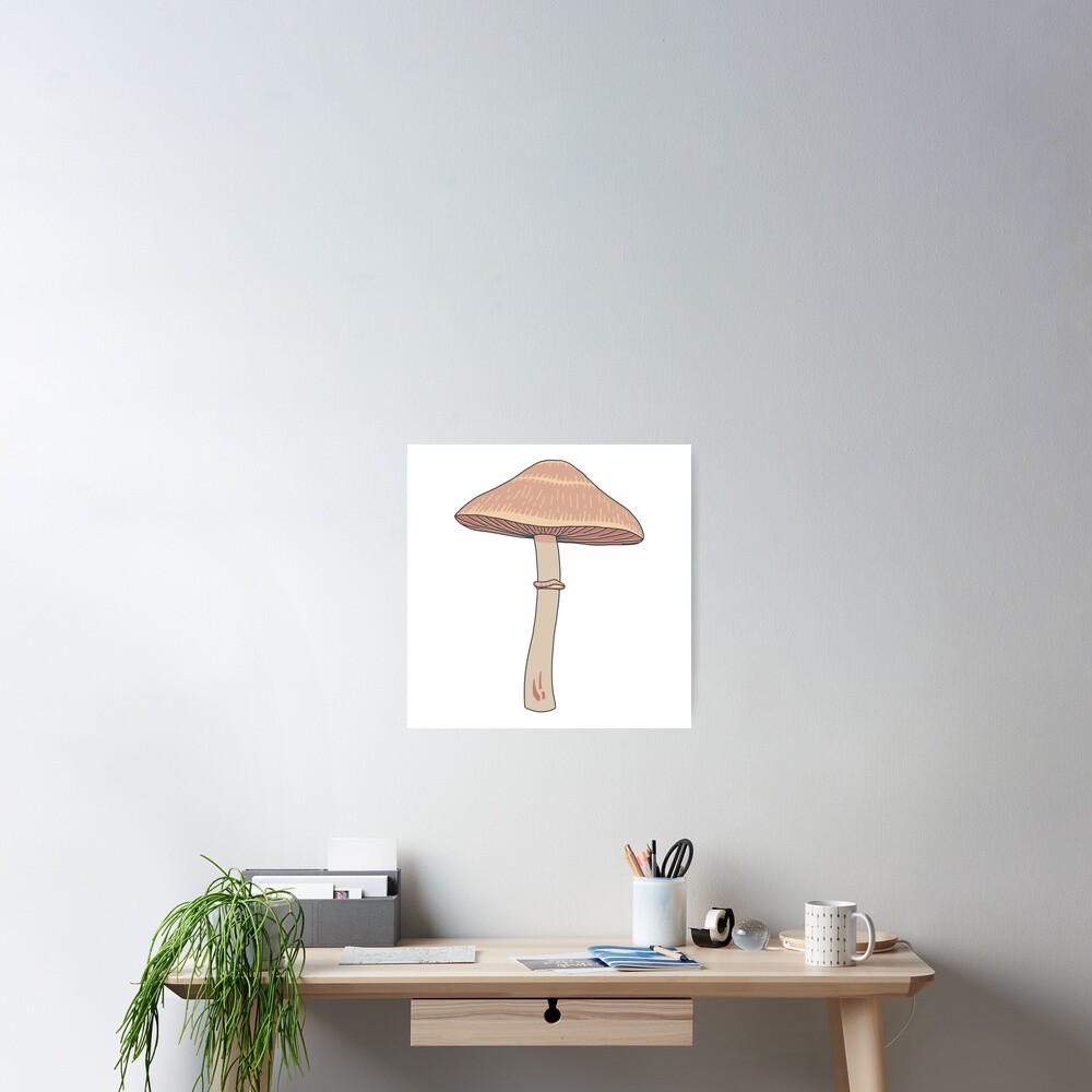 pastel mushroom lamp