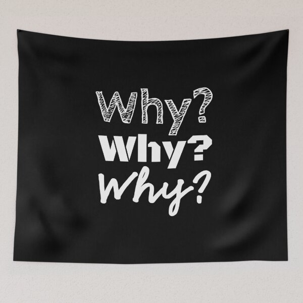 Item preview, Why? Question design  designed and sold by Lupappdesigns.
