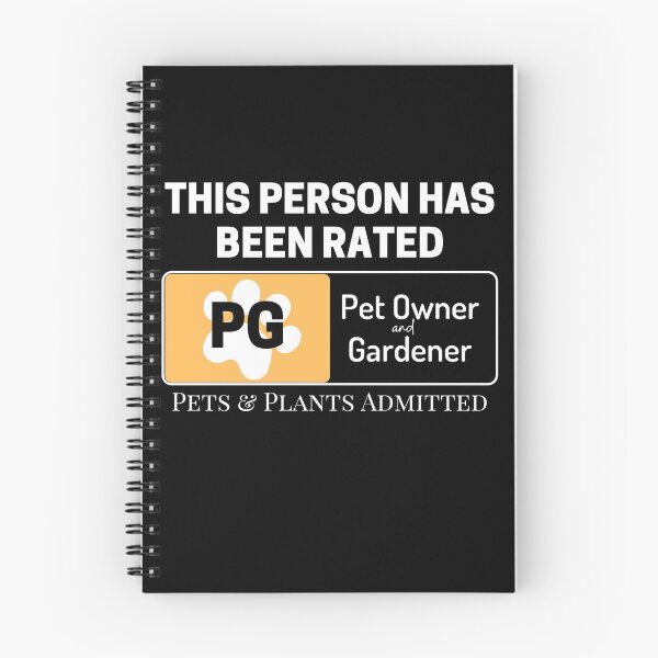 Item preview, Rated PG - Pet Owner and Gardener Pets and Plants Admitted designed and sold by FunWithFoliage.